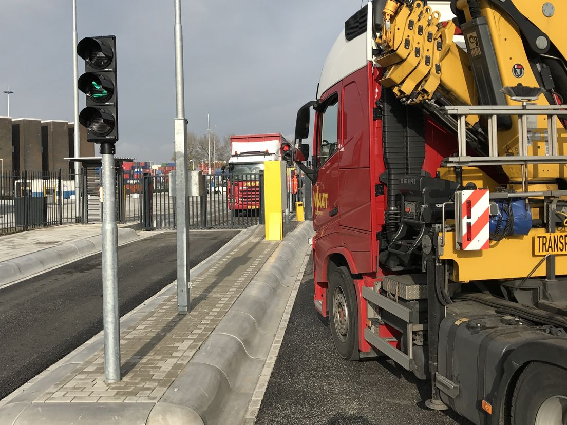Truckparking in Rotterdam