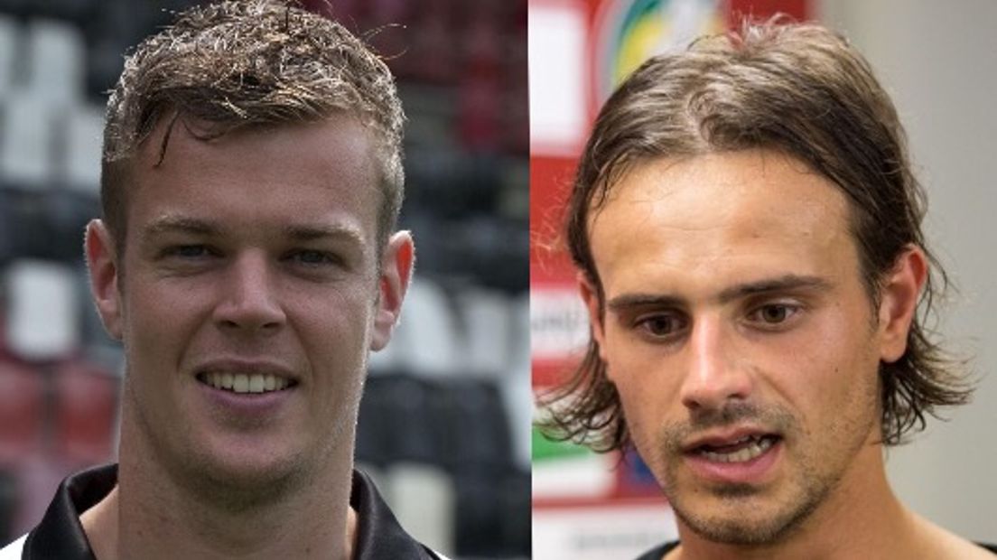 FC Emmen hoopt op Jeroen Veldmate en Lars Hutten (Rechten: RTV Oost en L1)
