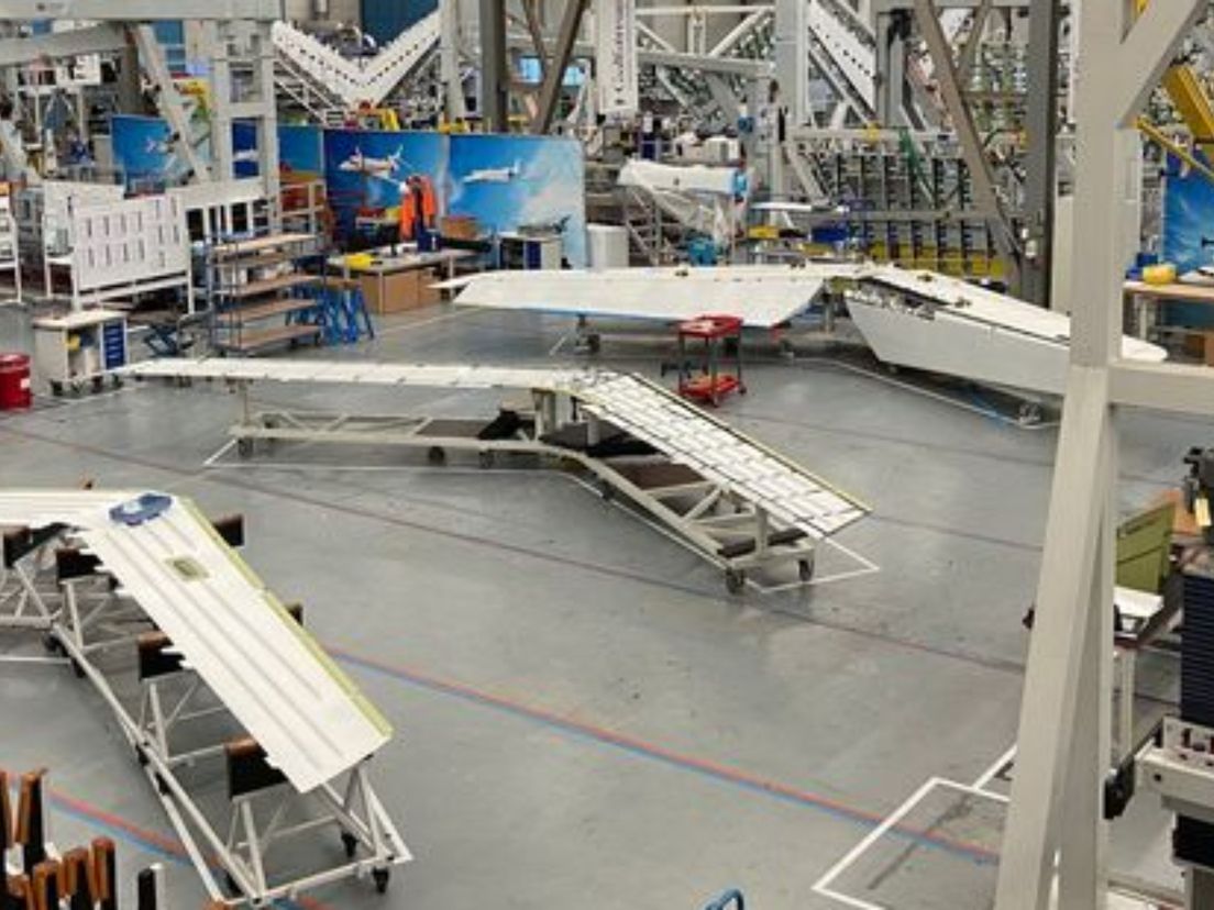 De werkplaats van Fokker.