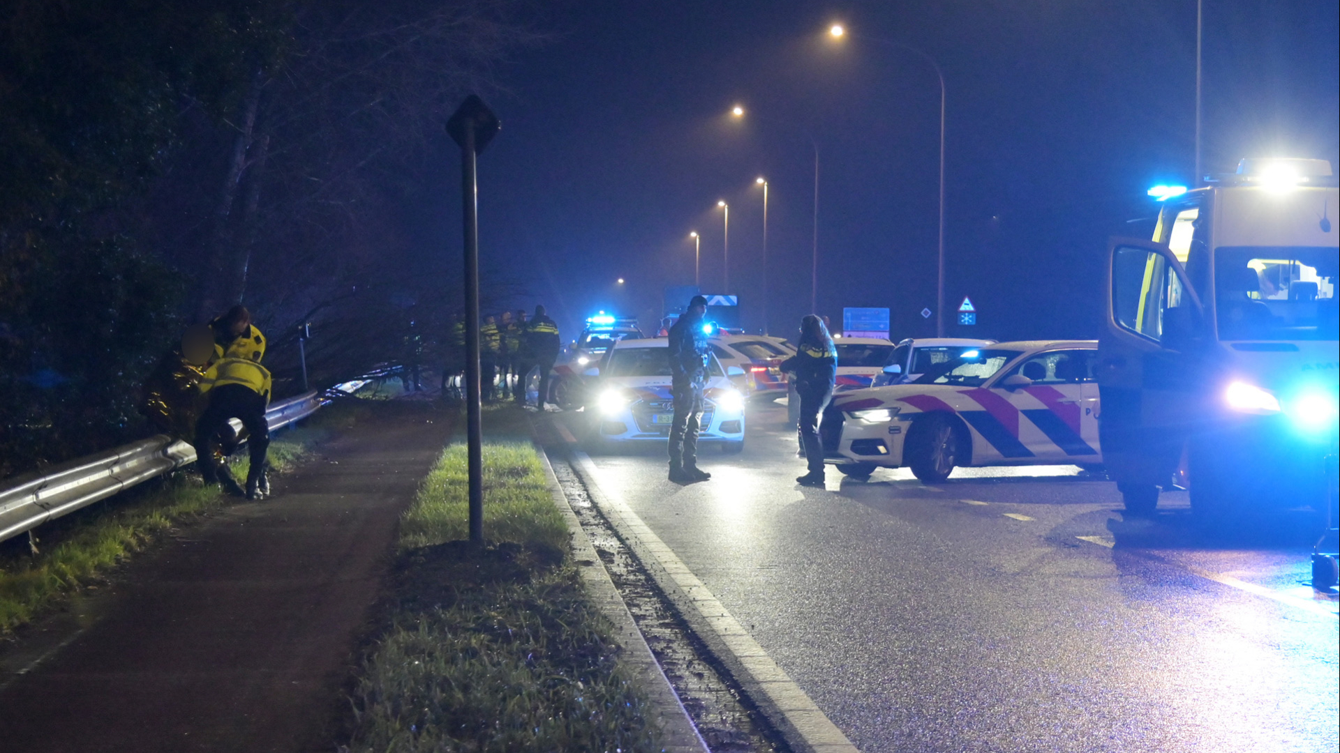 Achtervolging met snelheden tot 230 kilometer per uur eindigt bij Belgische grens