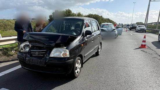 Foto: Enorme file na kettingbotsing met tien auto's