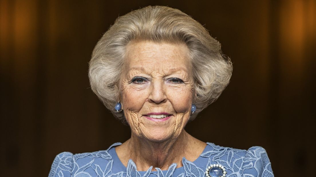 Persfoto van prinses Beatrix voor haar 80e verjaardag