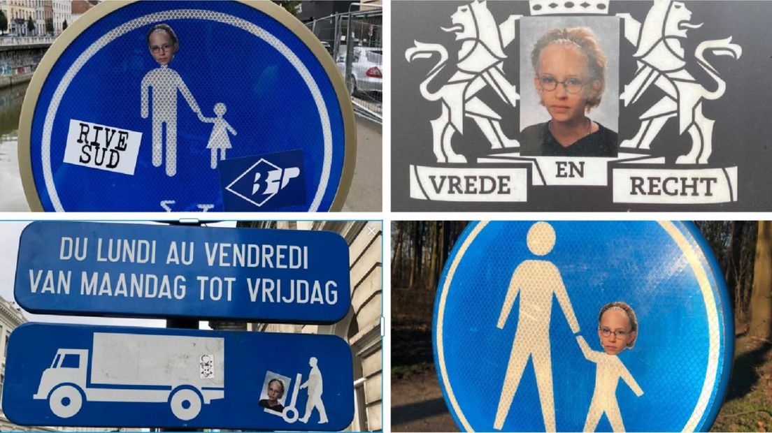 De sticker duikt overal op | Foto's via Dorien