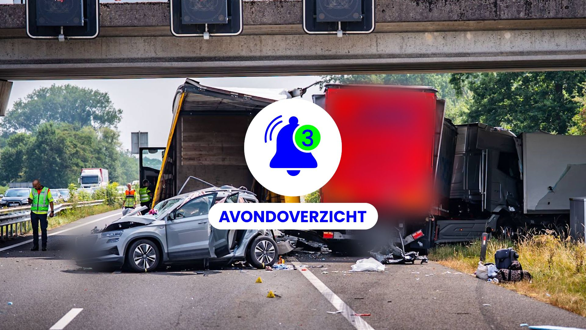 Ernstig ongeluk op A12, mountainbikepaden in strijd met wet en laagwater op vrijdag 31 juli