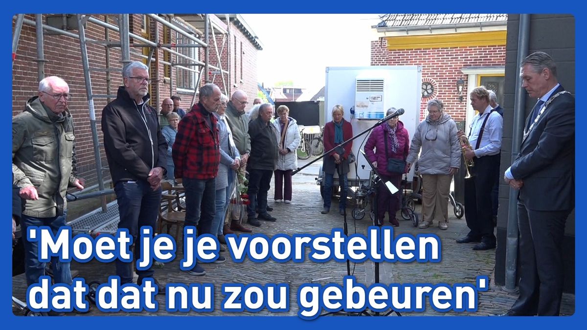 Herdenking Groningse razzia legt link naar huidige tijd: 'Oorlogen zijn er nog steeds'