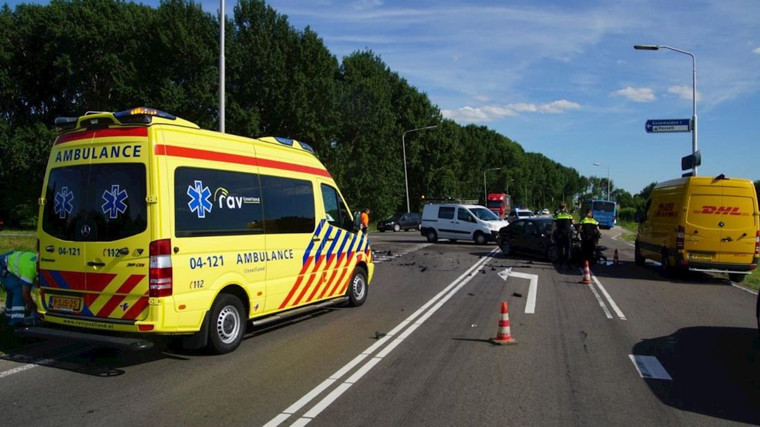 Auto-ongeluk op N331 bij Hasselt