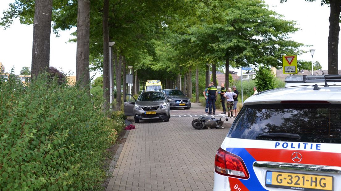 Een persoon raakte gewond door het ongeluk in Boskoop