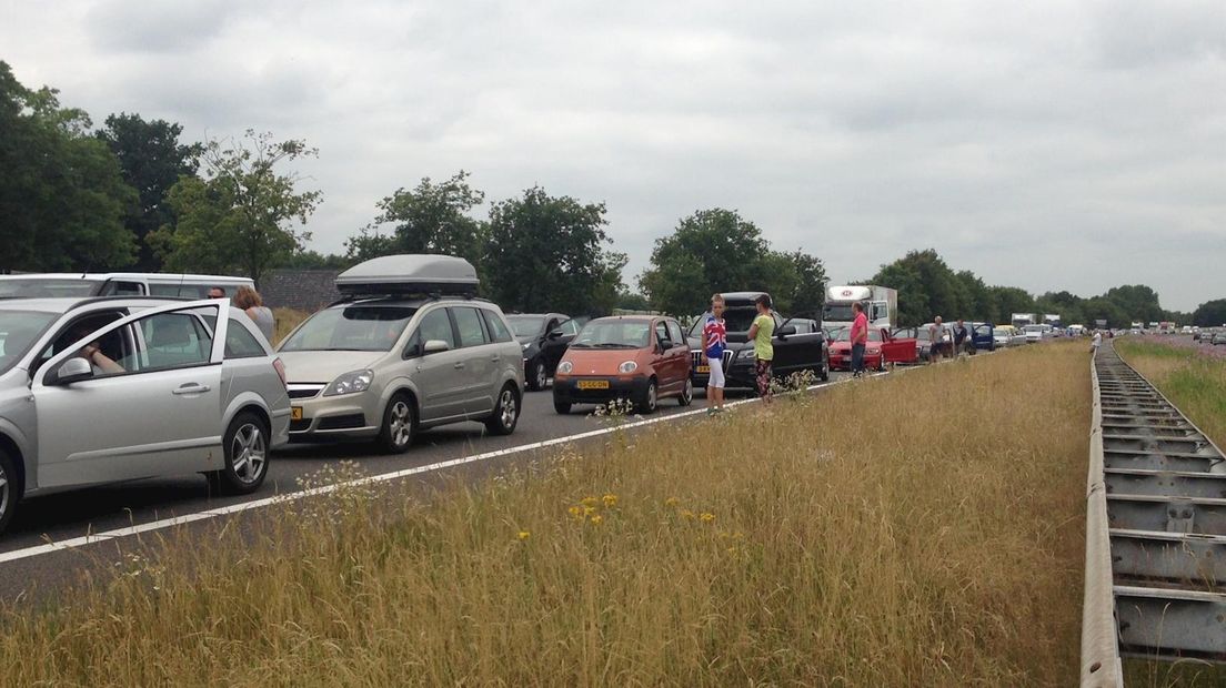 Ongeval A35 bij Enschede