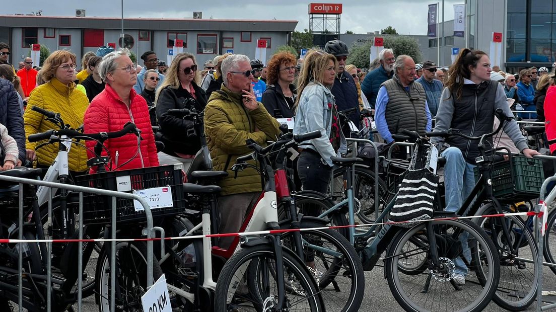 Voor de start werd er 1 minuut stilte gehouden