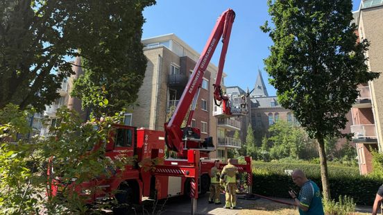 Hele flat ontruimd door brand in appartement