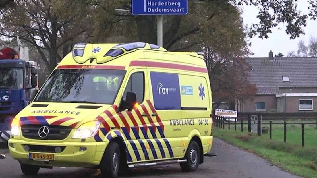 Ambulance ter plaatse in Slagharen