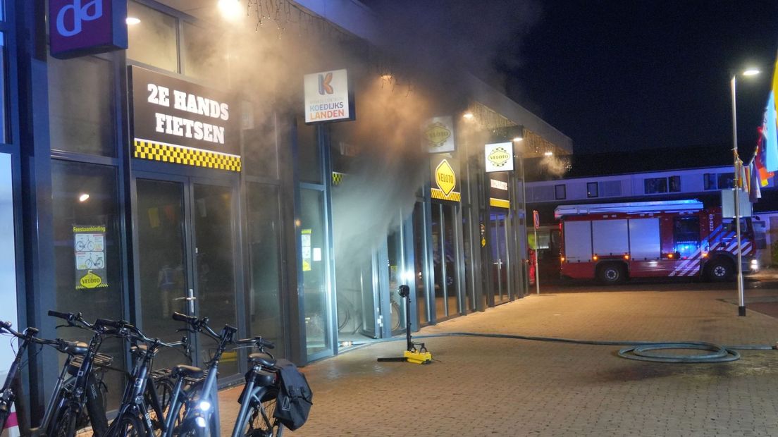 Brand Veloto fietsenwinkel Meppel