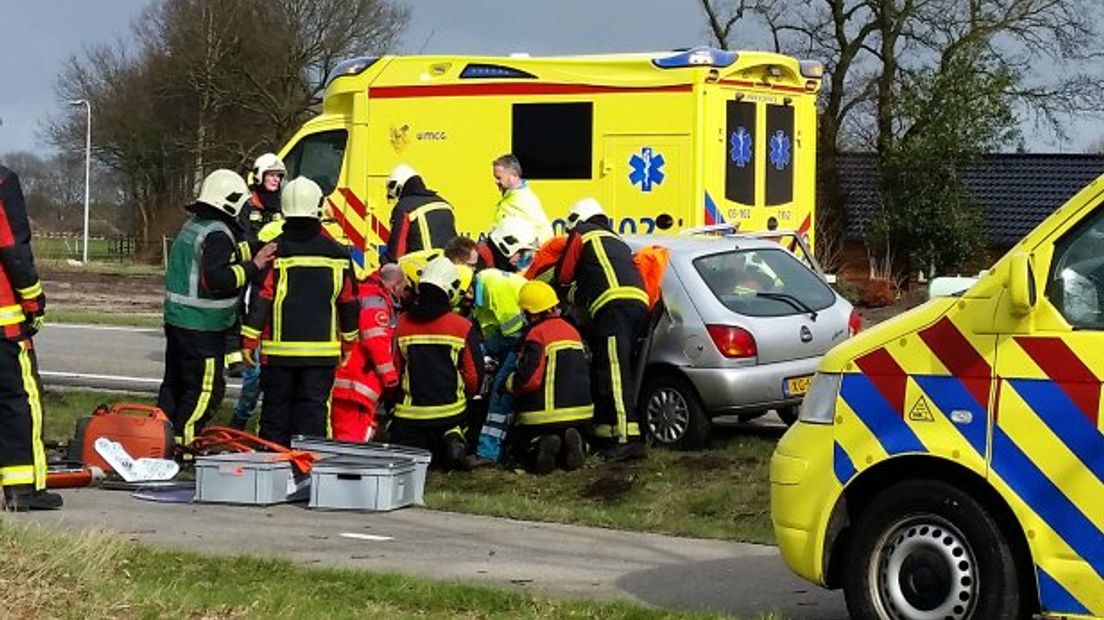 Het ongeluk gisteren in Beilen