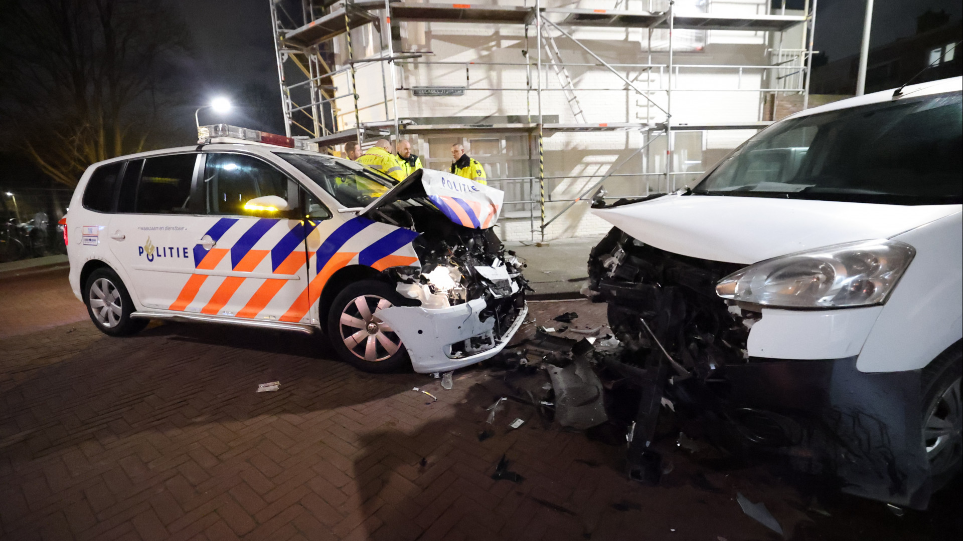 Gestolen voertuig veroorzaakte veel schade