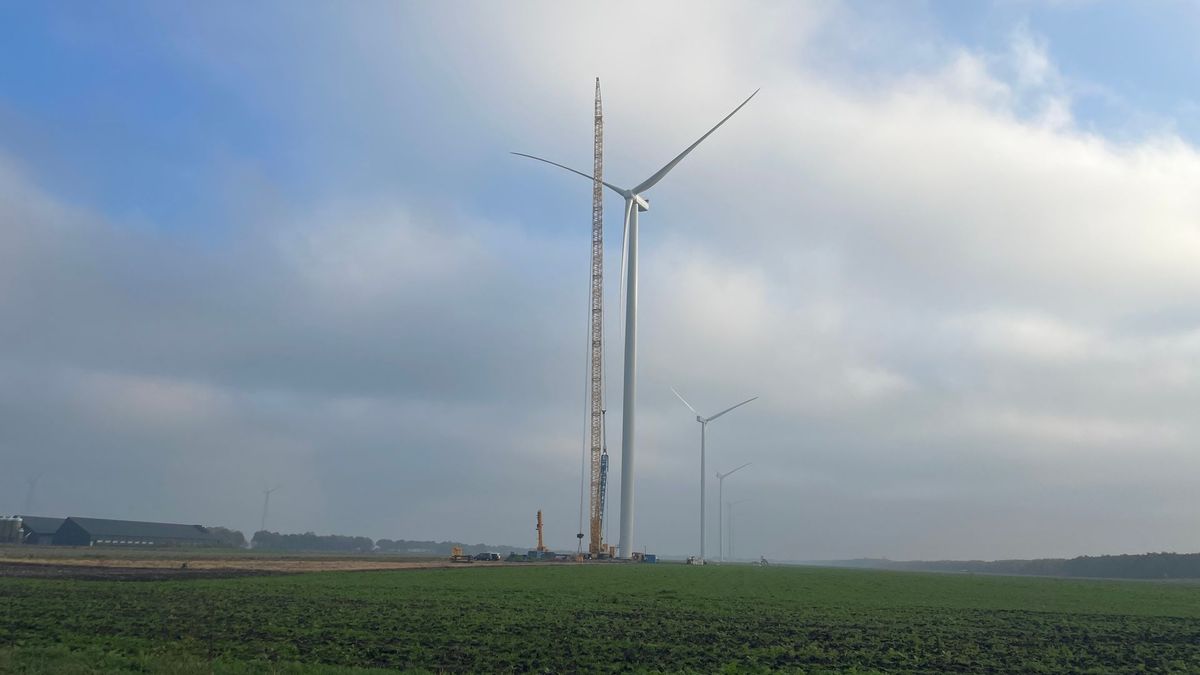 Windmolen bij Gasselternijveen wordt afgebroken en opnieuw opgebouwd