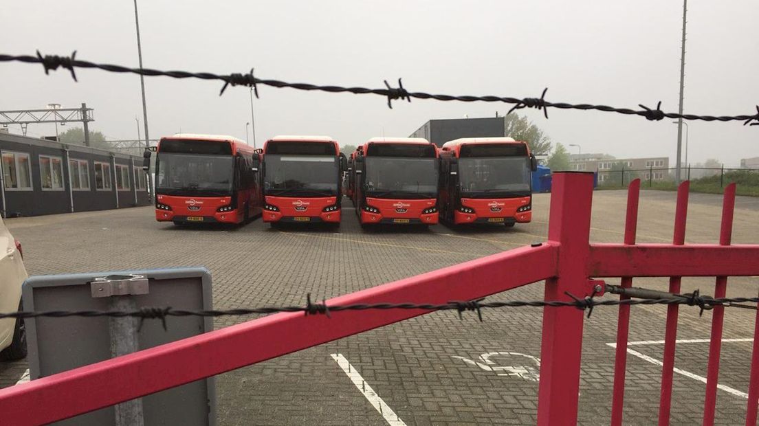 Streekvervoer in Overijssel ligt plat door staking