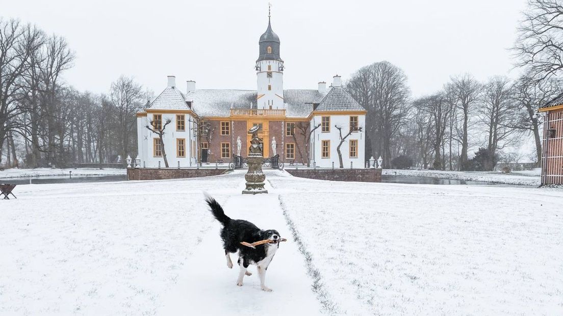 Zoe houdt van de sneeuw