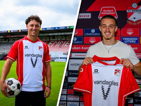 FC Emmen presenteert twee nieuwe verdedigers: 'Geeft ons extra opties'