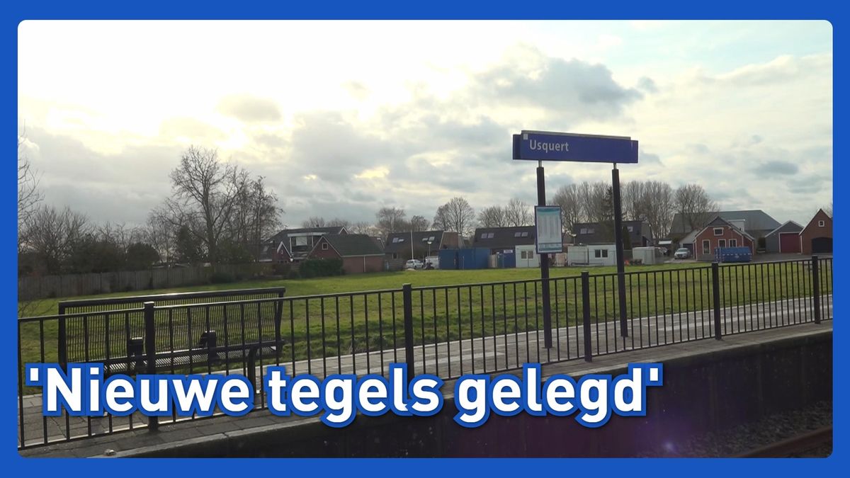 Usquert is het best gewaardeerde station van Groningen: komt het door de tegels?