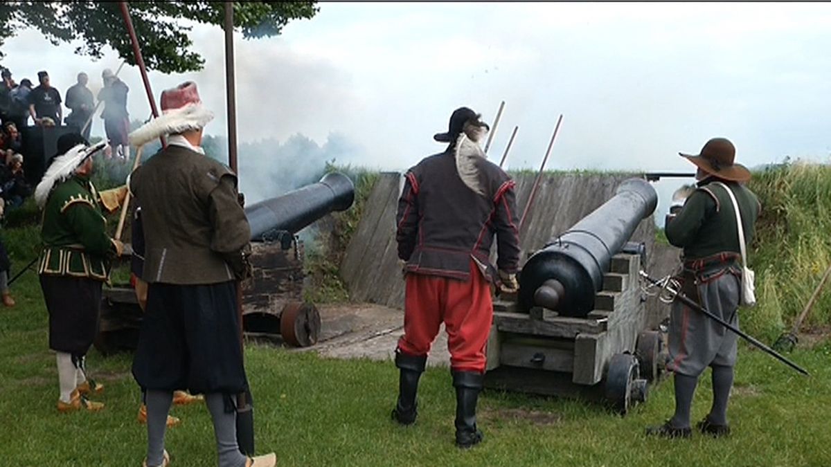 Bulderende kanonnen en strijdende legers, in Bourtange gaat de klok dit weekend 400 jaar terug
