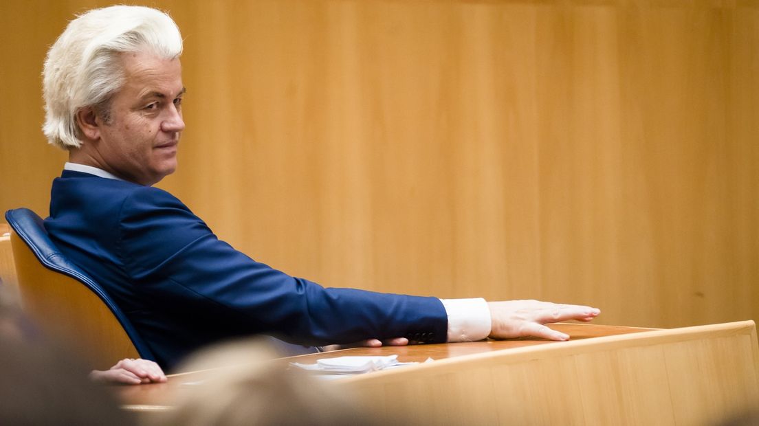 Partijleider en partijvoorzitter Geert Wilders.