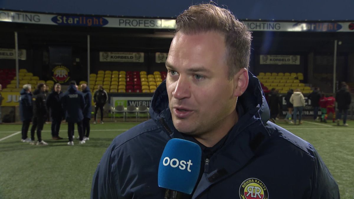 Rohda Raalte-trainer Jos van der Veen: 'Heel blij hoe onze ploeg zich vandaag gepresenteerd heeft'