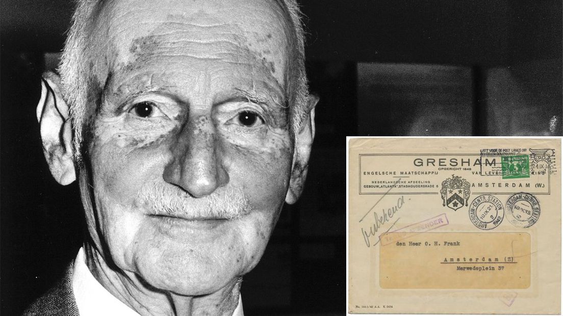 Otto Frank en de aan hem verzonden brief | Foto's: ANP / COMM