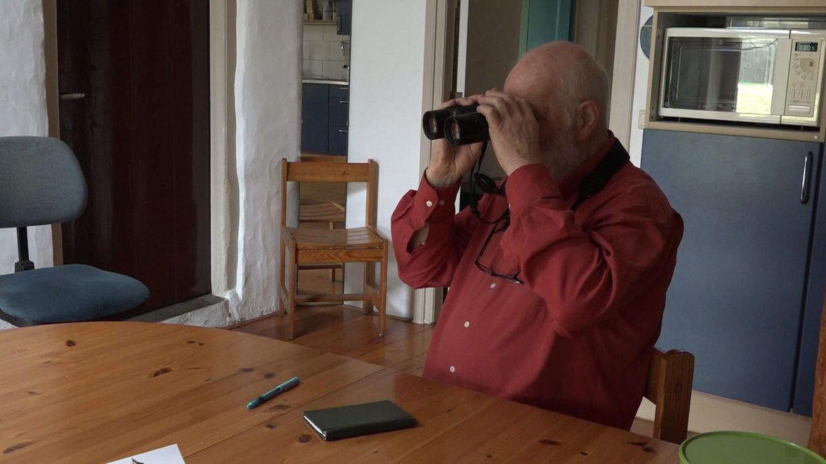 Vogelonderzoeker Arend ui Dwingeloo doet mee aan Nationale Tuinvogeltelling
