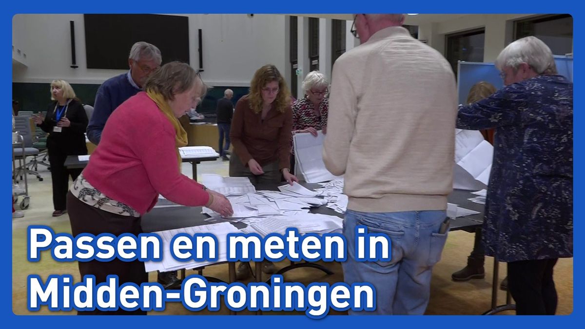 Stemmen tellen anno 2026 in Midden-Groningen