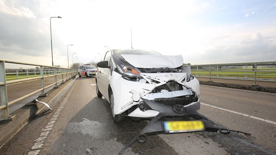 Veel schade aan de auto