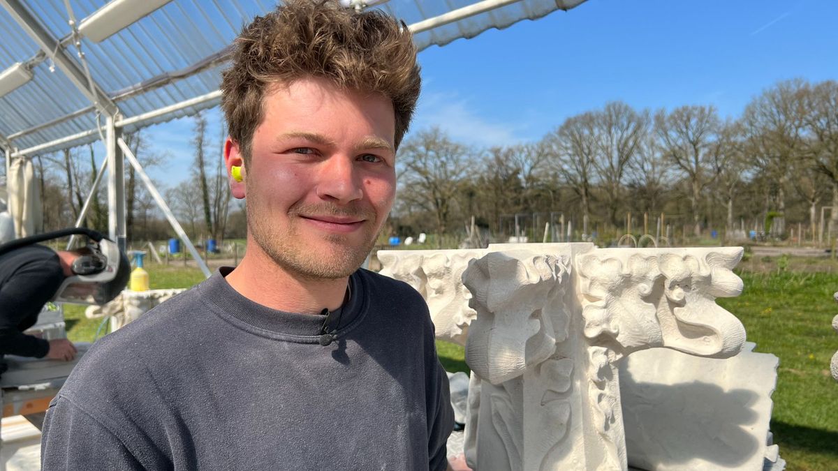 Tim (30) houwt beelden voor de Dom: 'Goed dat jongeren het stokje overnemen'