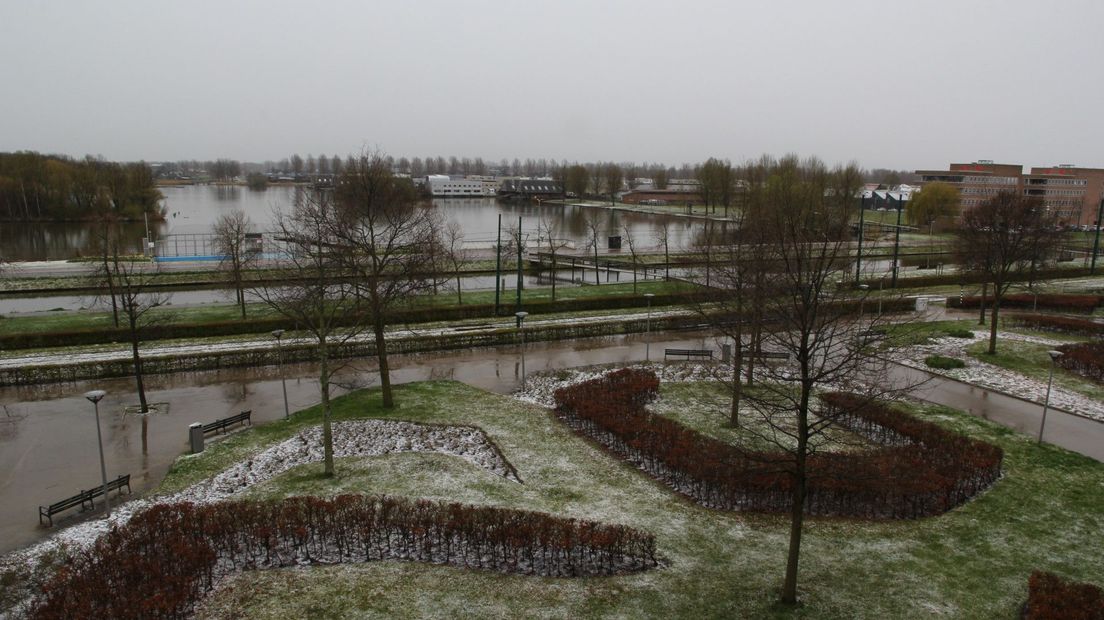 Winterse beelden in Ypenburg