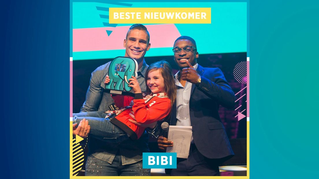 Bibi (8) won de VEED-award voor Beste Nieuwkomer