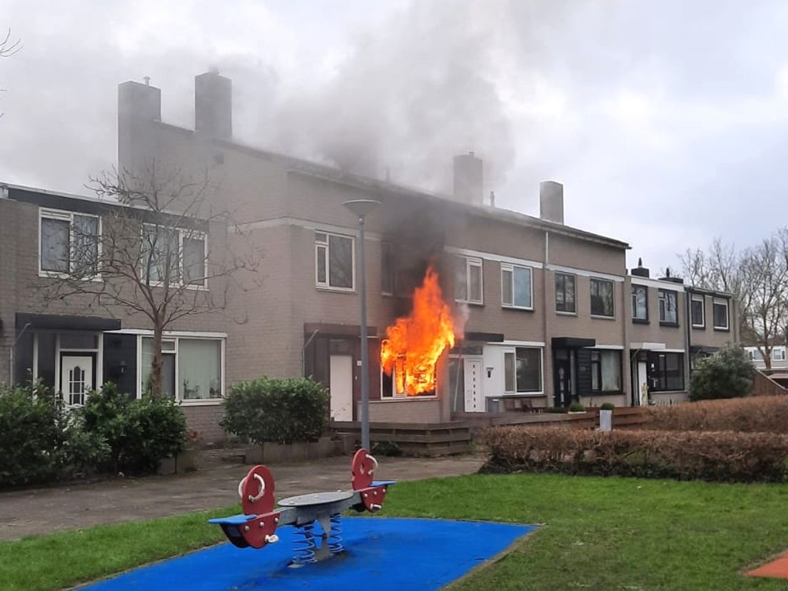 De brand aan de Bijster in Hoogvliet