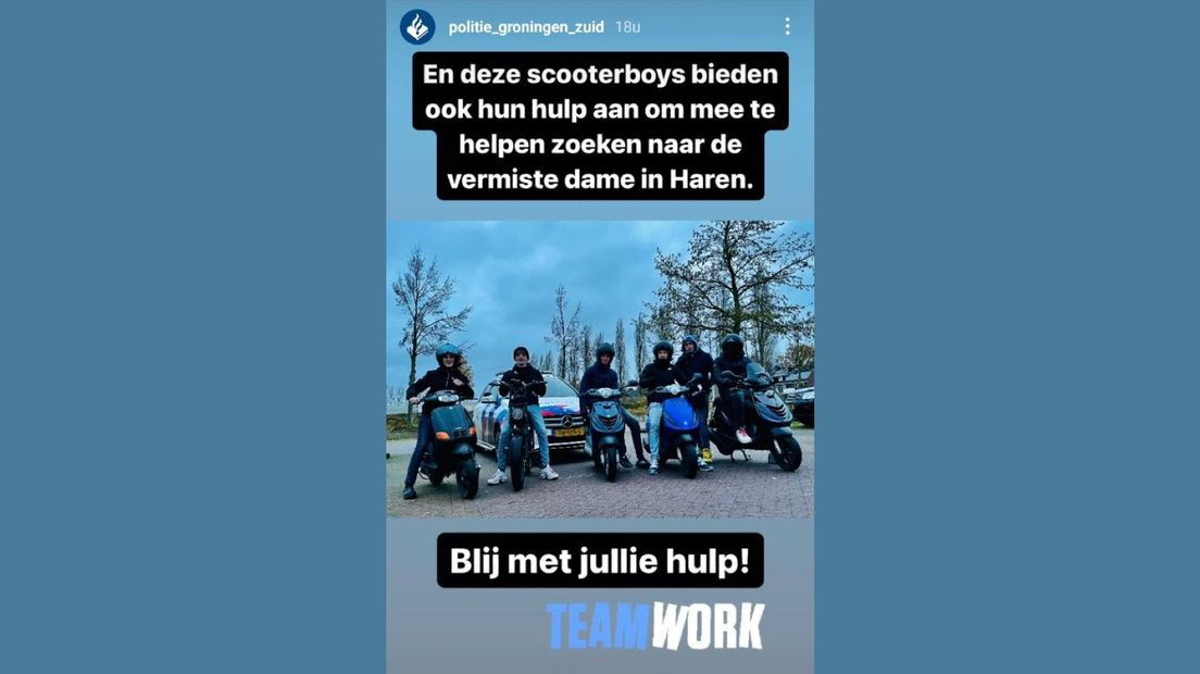 Een bijzondere mobile brigade bij de zoektocht zondagmiddag