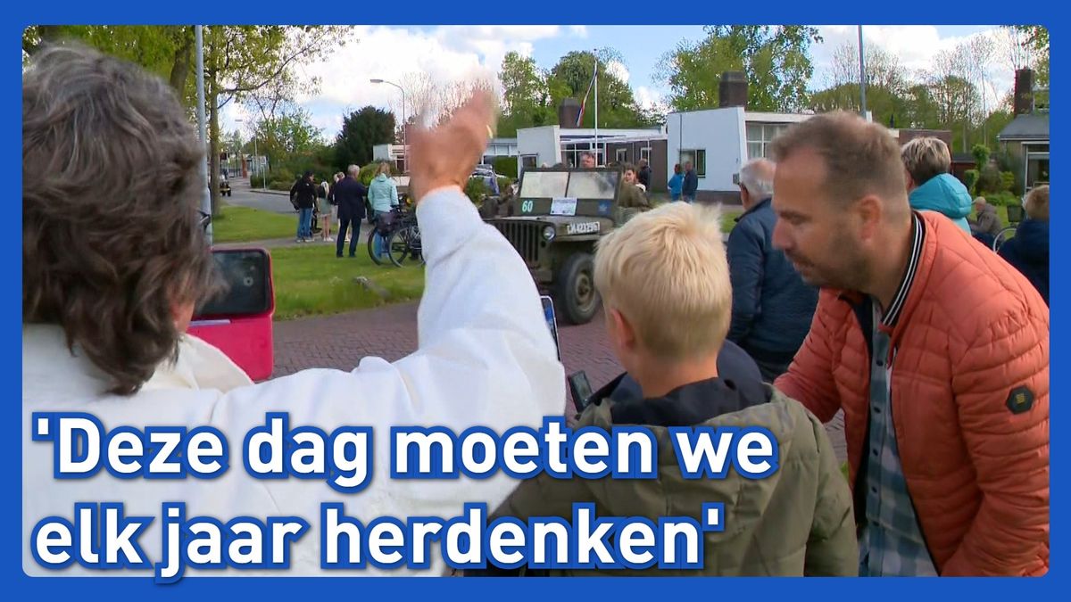 Bevrijdingstour in Winsum: 'Prachtig, ik vind het geweldig'