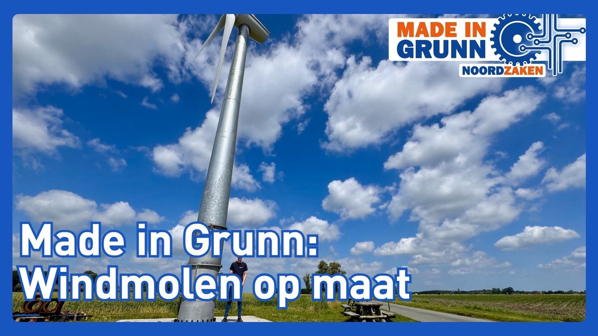 Made in Grunn: In Oldenzijl worden kleine windmolens gebouwd