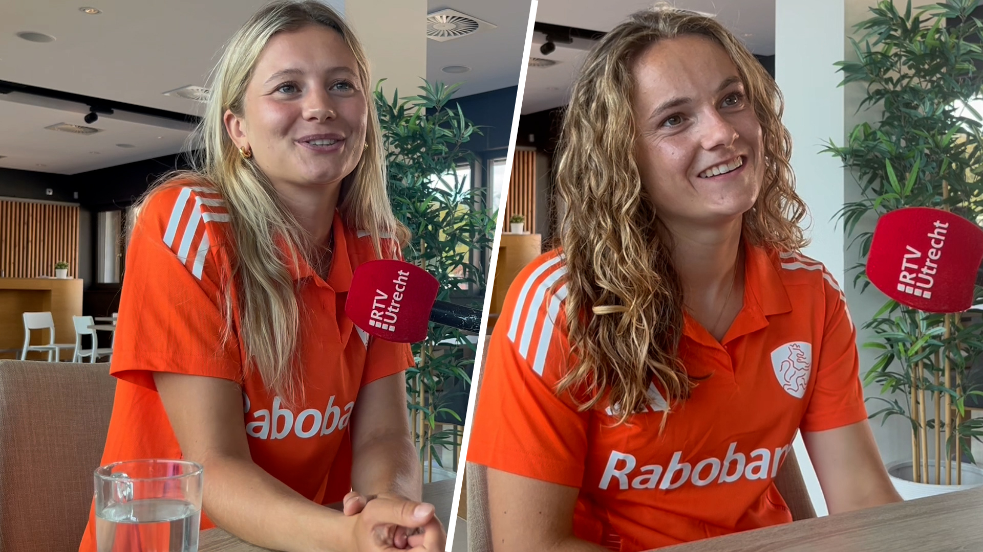 Hockeysters Guusje Moes en Eline Jansen zijn op het WK weer de jonkies: 'Ik moet nu weer de ballen d