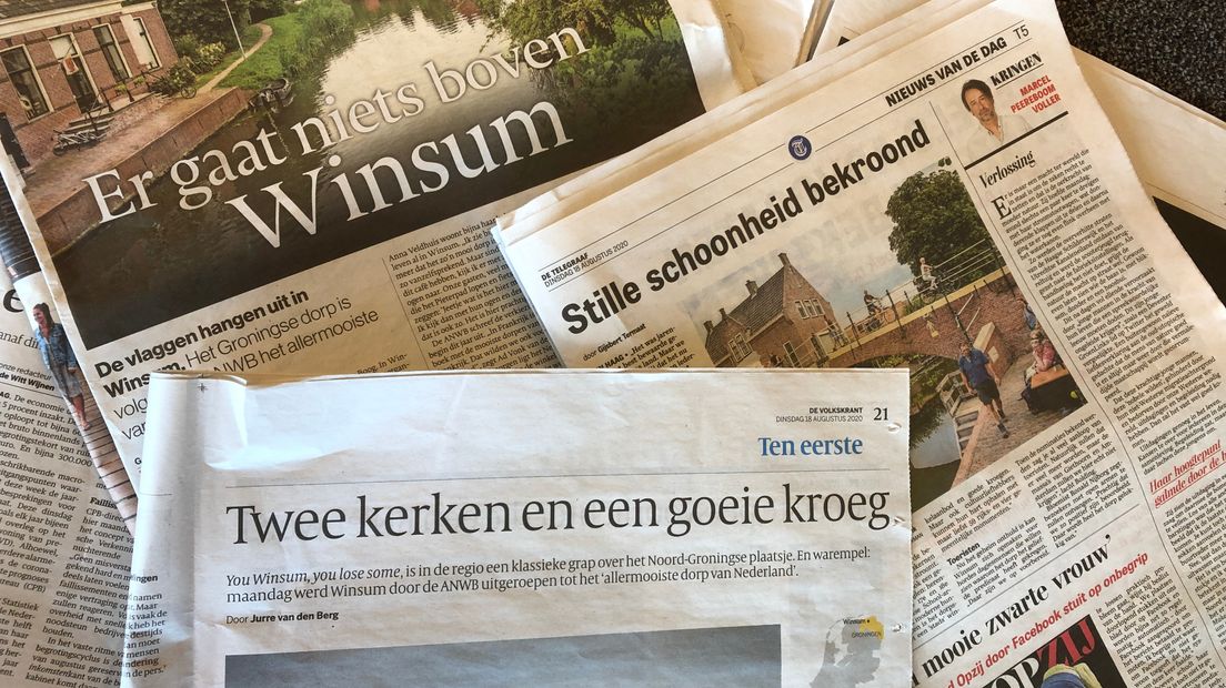 Het dorp Winsum in de landelijke kranten
