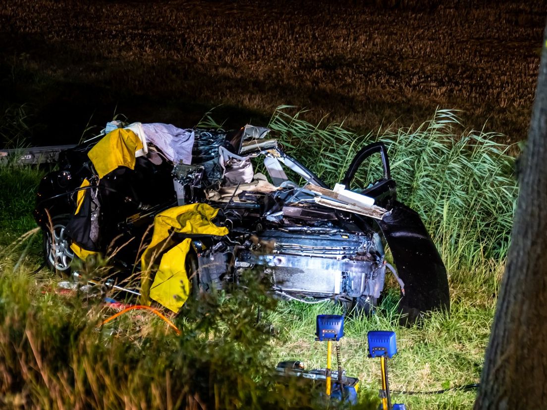 Het ongeluk gebeurde aan de Westdijk in Dirksland.