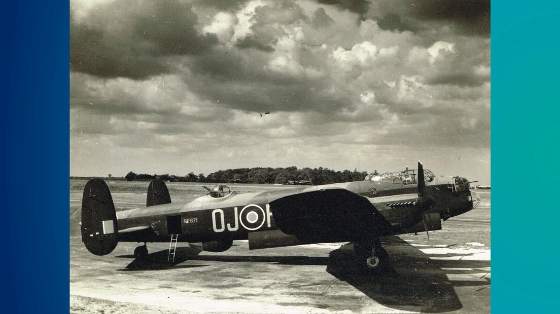 De Avro Lancastervliegen van Ten Duis en zijn bemanning