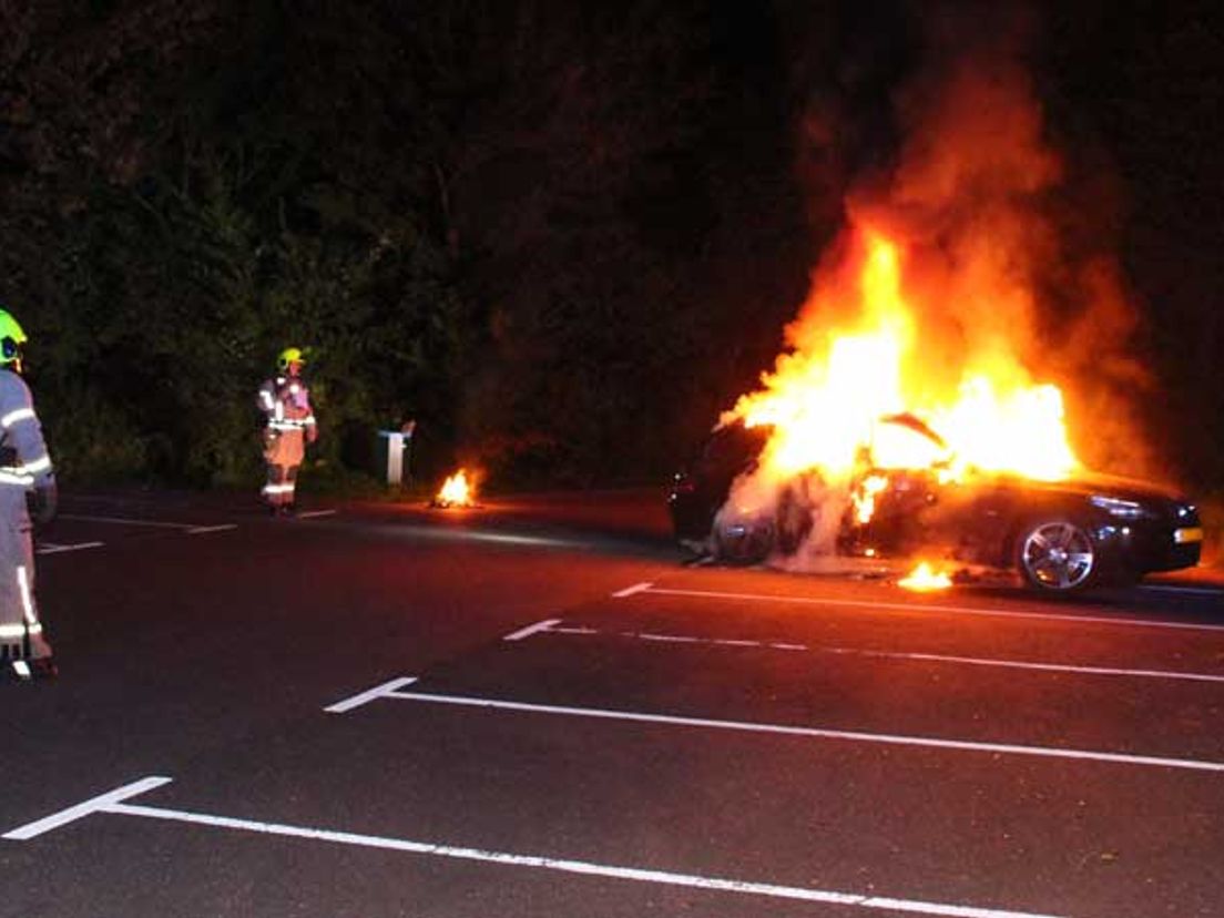 De mogelijke vluchtauto.