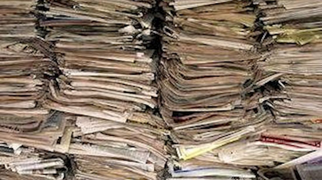 Oud papier inzamelen stimuleren