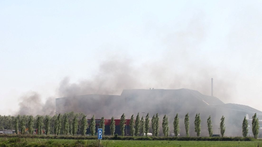 Brand bij Twence.