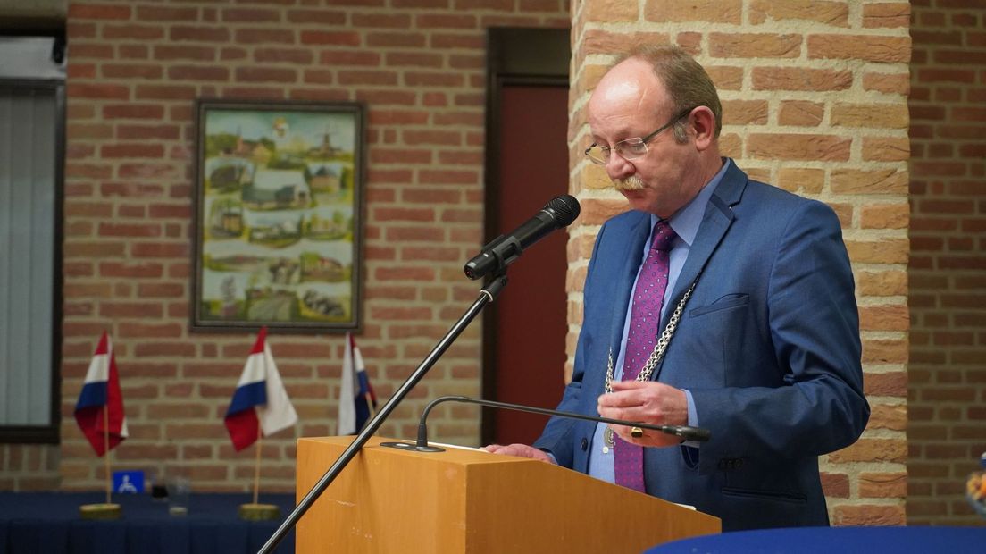 Klaas Smid - burgemeester Noordenveld tijdens nieuwjaarsspeech 2020