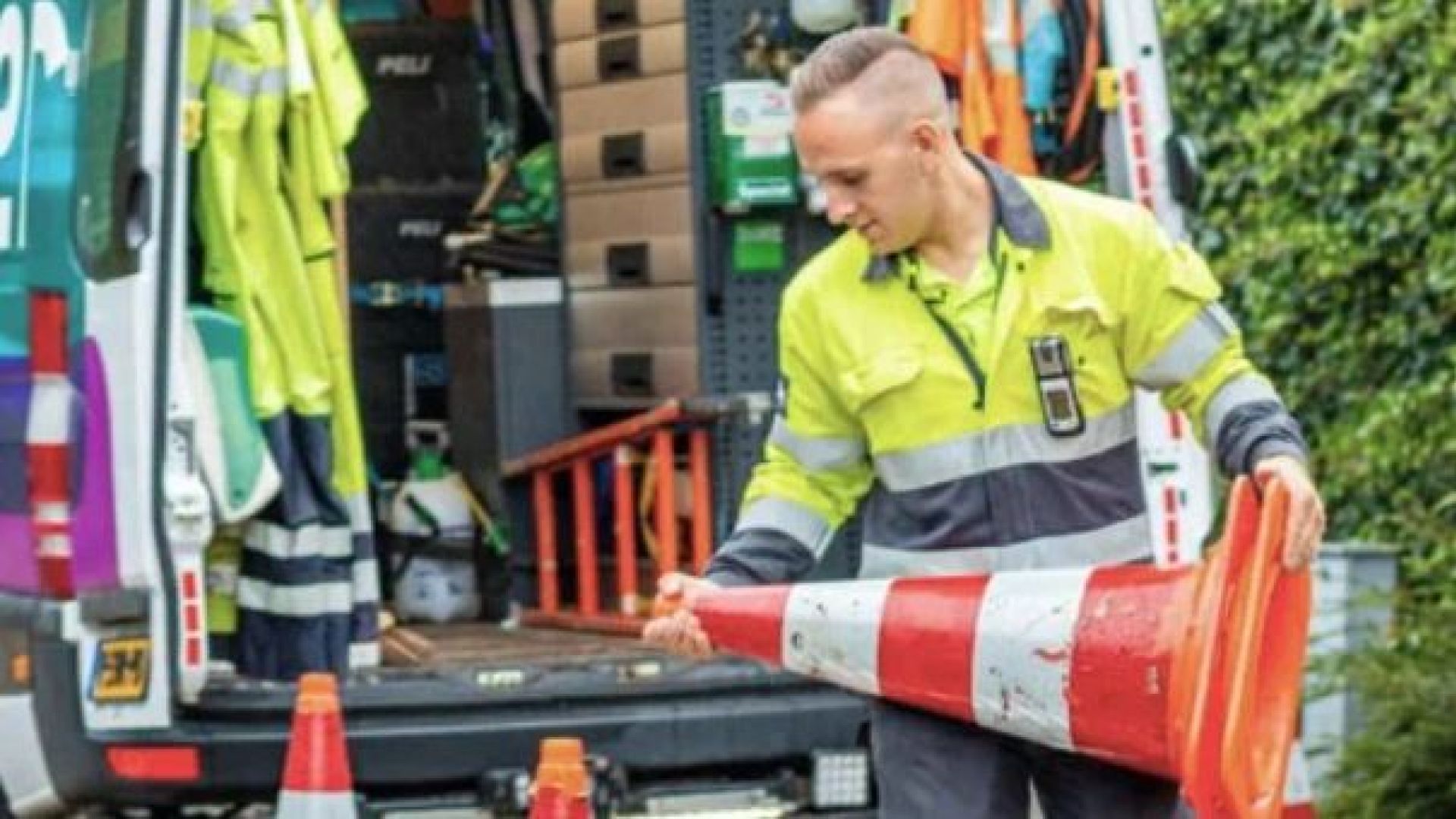 Liander start met werkzaamheden in de Landstraat Aalten.