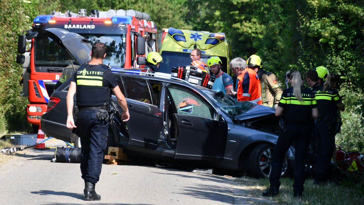 Man ernstig gewond met traumahelikopter naar ziekenhuis