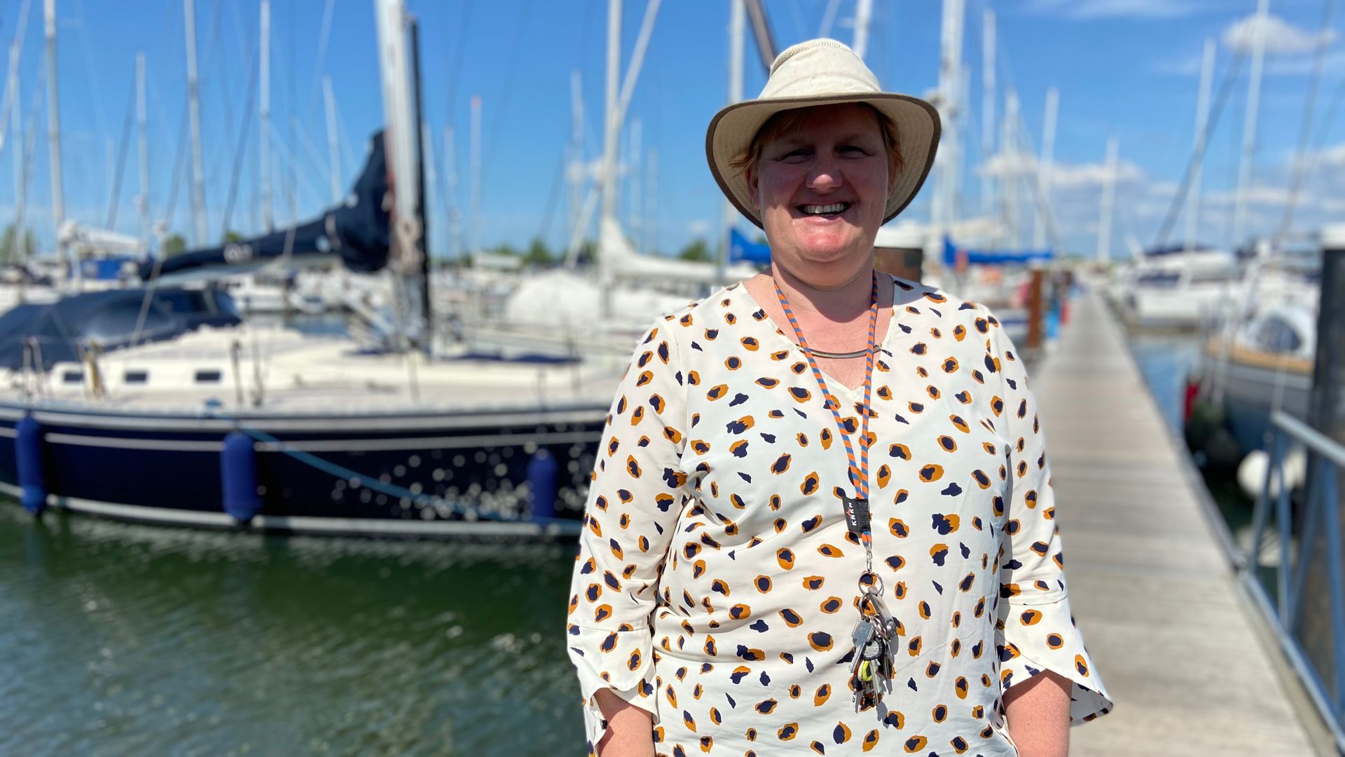 Angelique Bakker van Jachthaven Atlantica in Stad aan 't Haringvliet