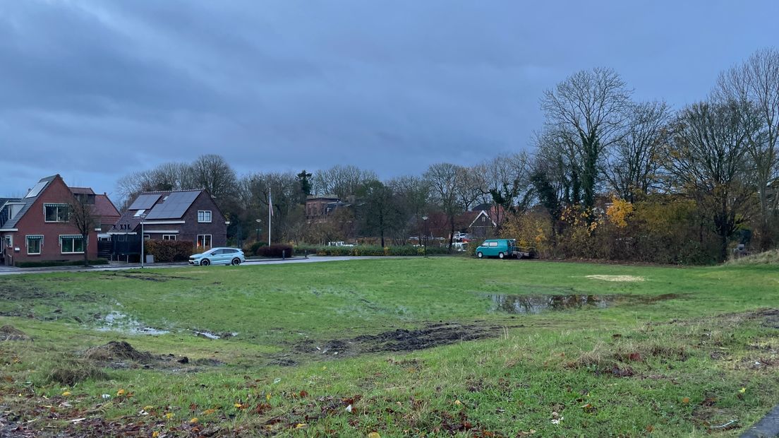 Het braakliggende Boogplein in Winsum