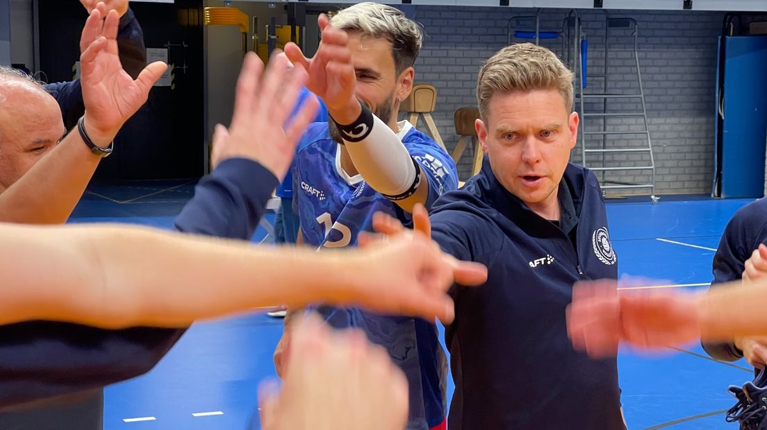 Lycurgus-coach Arjan Taaij op archiefbeeld